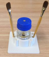 Glue holder for 100 ml lab bottles