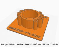Glue holder for 100 ml lab bottles. Free 3D download