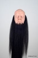 Beard, Black,  40 cm / 16"