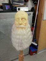 Beard, White buffalo hair, 40 cm / 16"