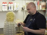 Styling of a moustache or beard